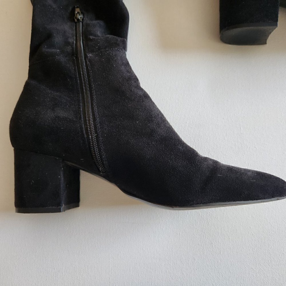 Steve Madden Brinkly Black Boots - Picture 8 of 9